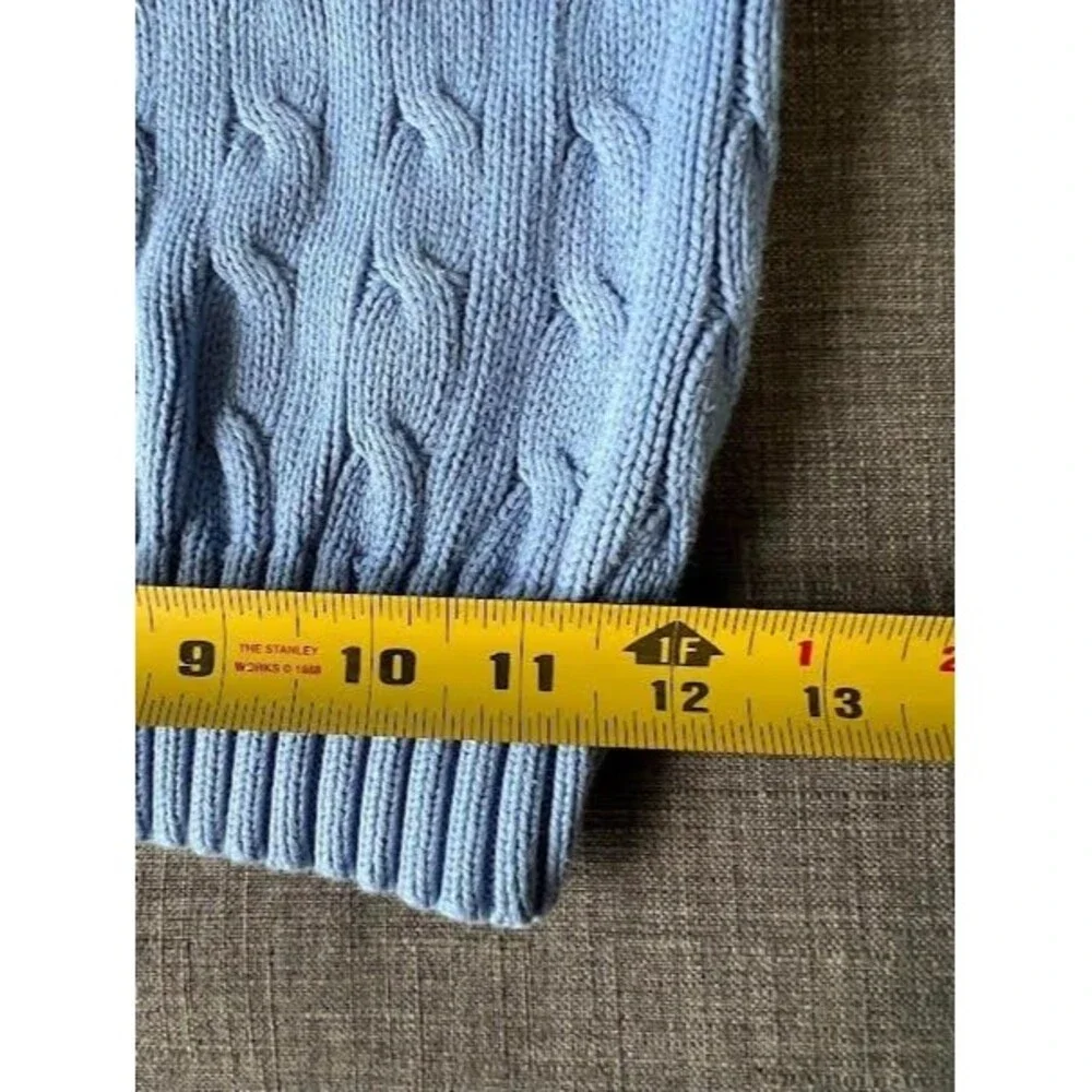 Polo Ralph Lauren Cotton Cable Pullover Sweater Kids light blue Kids M